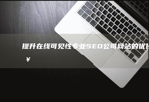 提升在线可见性：专业SEO公司网站的优化策略